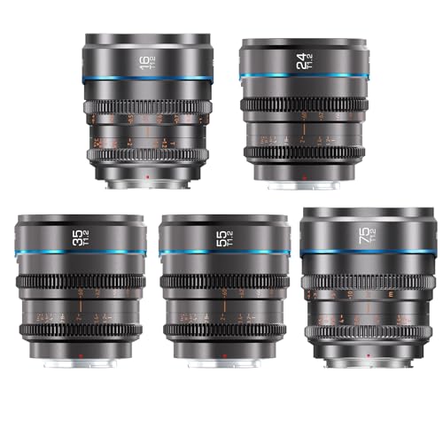 レンズ(単焦点) SIRUI Night Walker16 24 35 55 75 T1.2 SIRUI Night Walker T1.2 S35 Frame Cine Lens Series - SIRUI